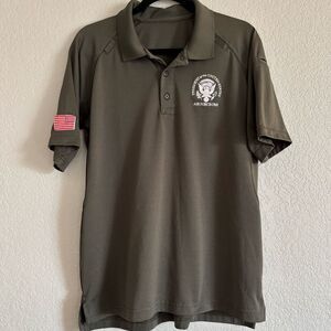 5.11 Embroidered Air Force One POTUS Tactical Polo with patch, Green